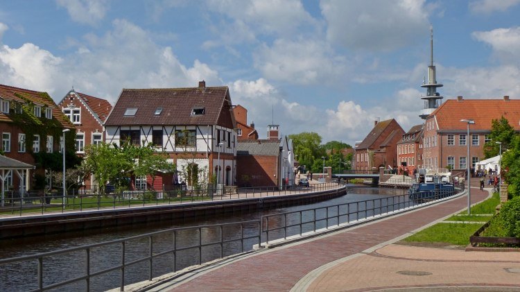 Wasserstraße in Emden, © Ostfriesland Tourismus GmbH