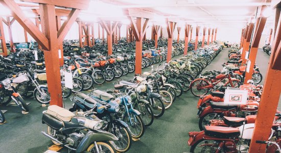 Motorrad-Depot im PS Speicher Einbeck, © Kulturstiftung Kornhaus