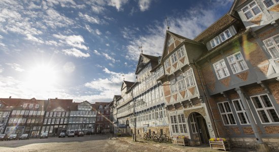 Das Wolfenbütteler Rathaus-Ensemble, © Stadt Wolfenbüttel / Christian Bierwagen