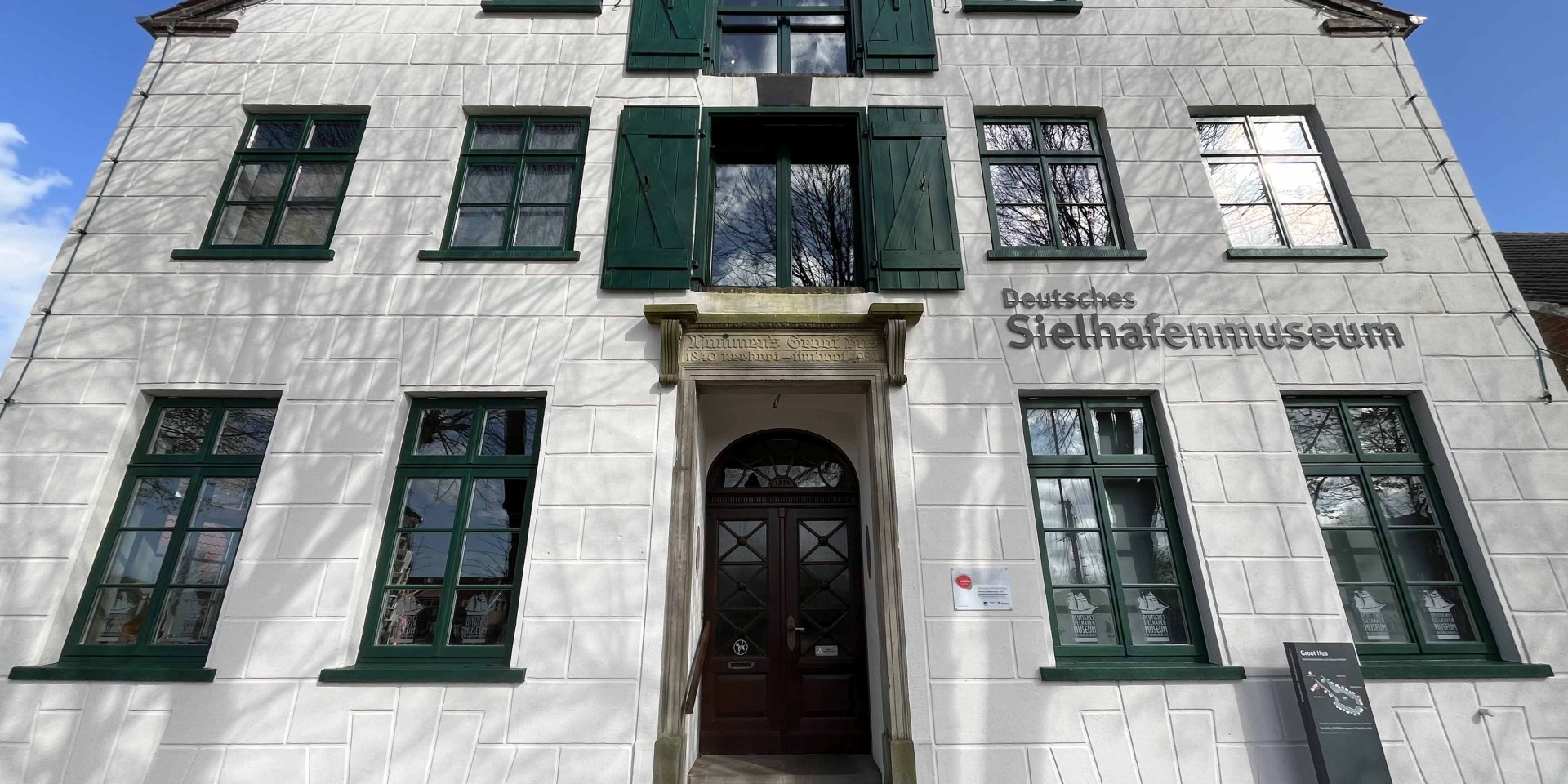 Museumsgebäude Groot Hus Hafenseite, © Deutschese Sielhafenmuseum Carolinensiel