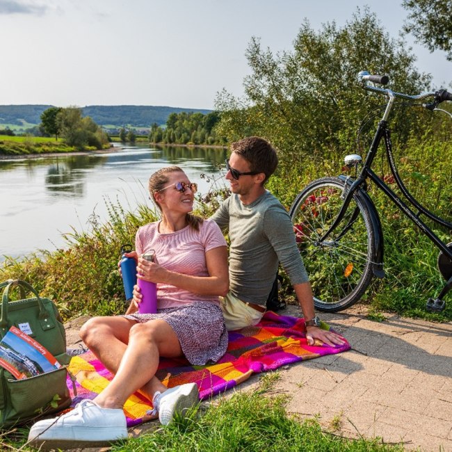Picknick an der Weser, © Markus Tiemann
