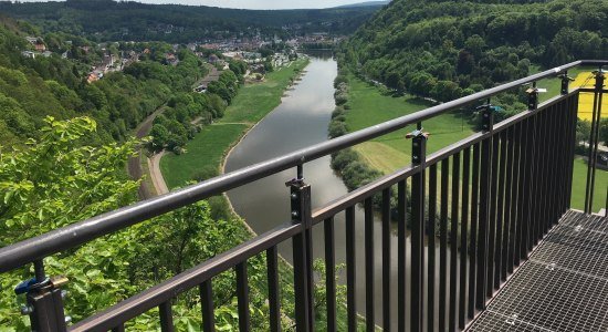 Panoramablock Weseberglandweg, © TouismusMarketing Niedersachsen GmbH/Wanderklaus