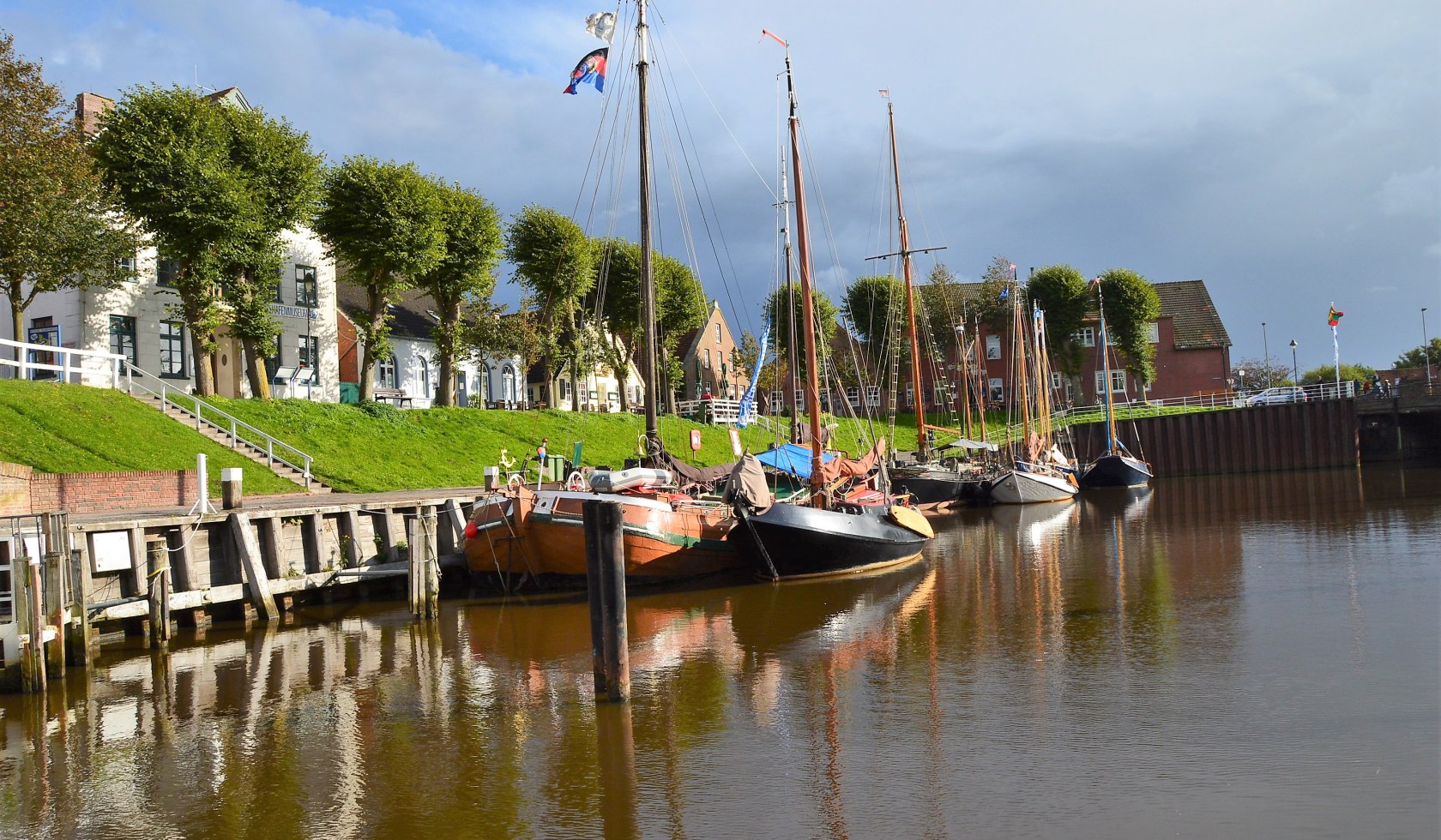 Hafenansicht Carolinensiel, © Deutschese Sielhafenmuseum Carolinensiel