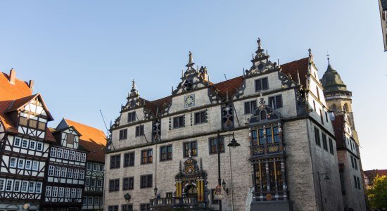 Weserrenaissance-Rathaus von Hann. Münden, © Hann. Münden Marketing / Peter Heitmann