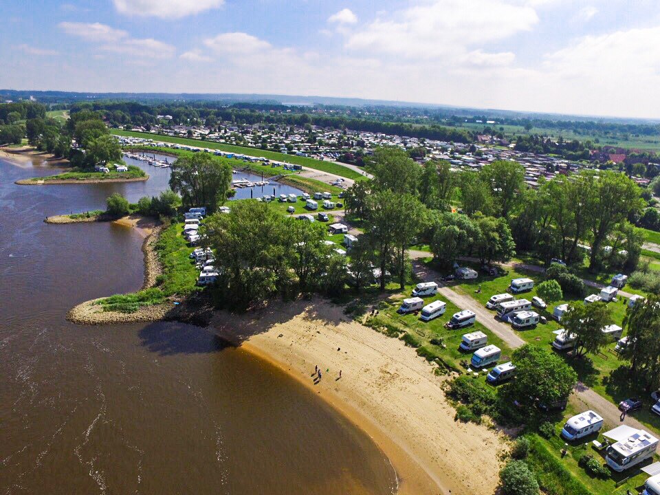 Luftbild Campingplatz Stover Strand, © Campingplatz Stover Strand