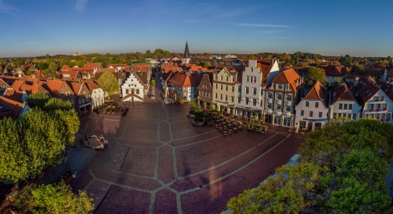 Markplatz Panorama Lingen, © Simon Clemens / Matthias Horn