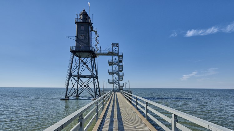 Leuchtturm Obereversand, © Cuxland-Tourismus / Florian Trykowski