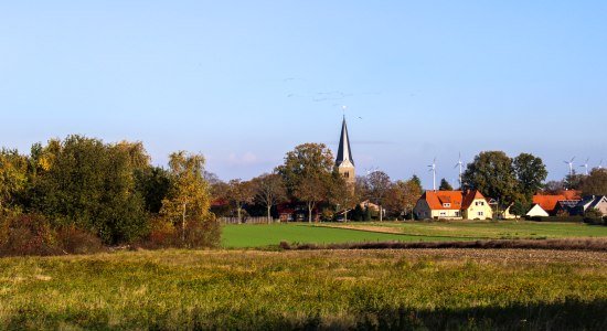 Blick auf Brockum im Herbst, © DümmerWeserLand Touristik