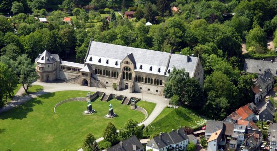 Kaiserpfalz Goslar von Oben, © Goslar marketing gmbh