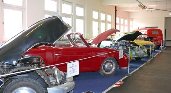 Blick in das Automuseum in Melle, © Harald Kirchhof / Automuseum Melle