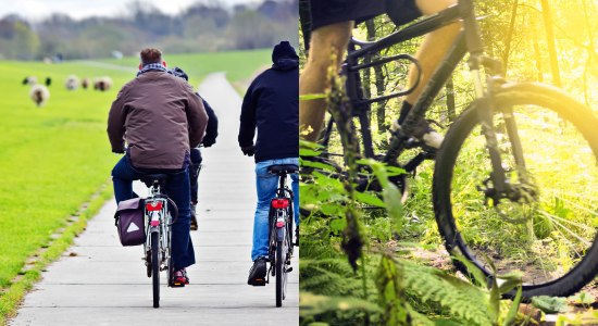 In die Pedale treten oder über Stock und Stein wandern?, © Fotolia.com