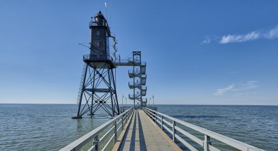 Leuchtturm Obereversand, © Cuxland-Tourismus / Florian Trykowski