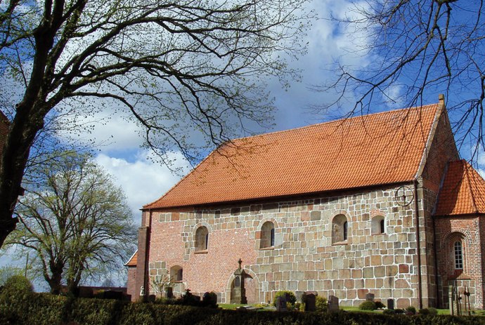 Kirchenschiff in Krummhörn