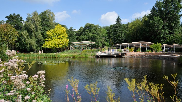 Pergola am See im Kurpark Bad Bevensen, © Nina Lüdemann