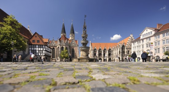 Der Altstadtmarkt mit seinem Brunnen, © Braunschweig Stadtmarketing GmbH / Daniel Möller