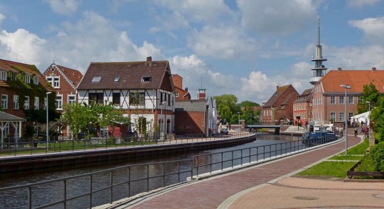 Wasserstraße in Emden, © Ostfriesland Tourismus GmbH