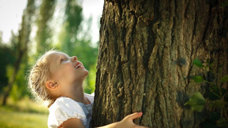 Mädchen mit Baum, © Fotolia / paffy