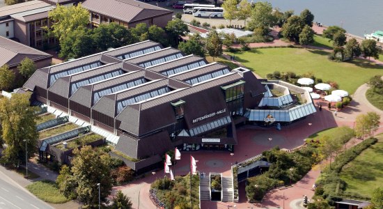 Rattenfänger-Halle von oben (Außenansicht), © HMT Marketing