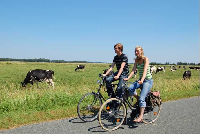 Fahrradfahrer, © Stadt Wittmund