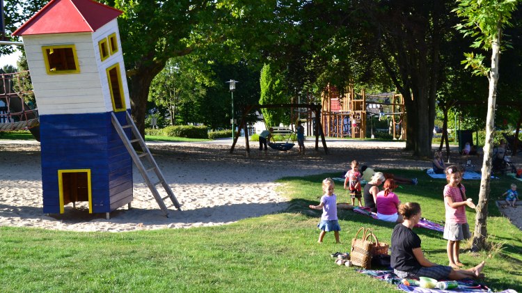 Spielplatz mit Spielgeräten Familienpark Bad Essen, © Tourist-Information Bad Essen