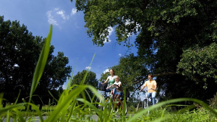 Radelnde Familie, © Emsland Touristik