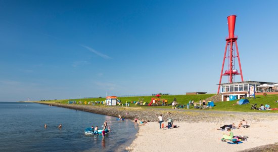 Leuchtturm ''Oberfeuer Preußeneck'' in Butjadingen, © Tourismus-Service Butjadingen / Thomas Hellmann