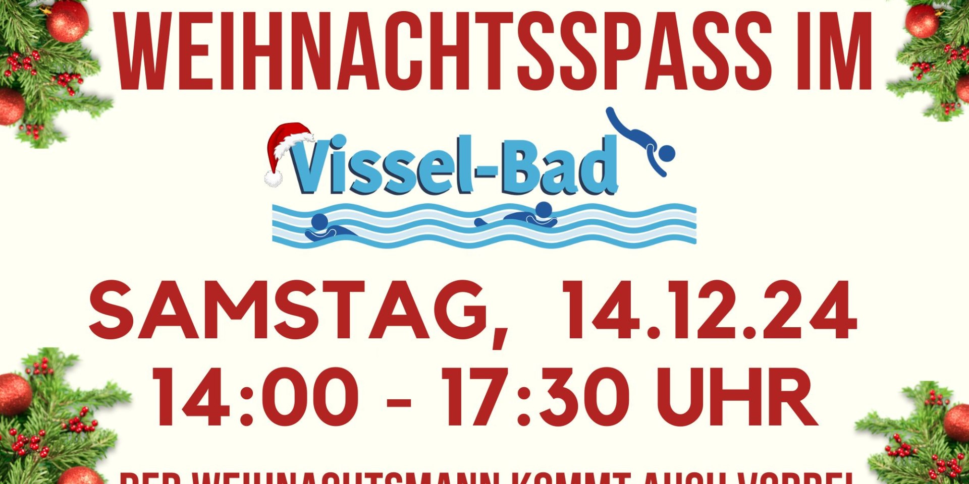 Weihnachtsspass Vissel bad, © Stadt Visselhövede