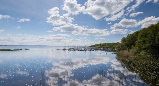 Steinhuder Meer mit Segelbooten, © Naturpark Steinhuder Meer, Region Hannover / Claus Kirsch