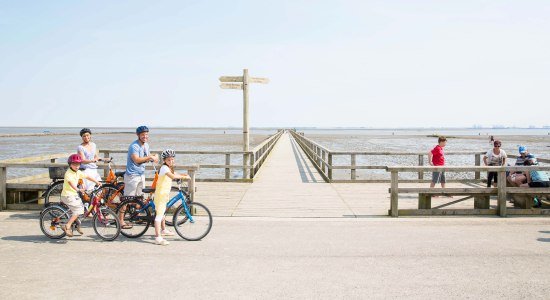 Wattensteg am Strand Burhave, © Tourimus-Service Butjadingen / Thomas Hellmann