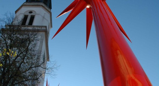 Lichtplastik Feuerwerk für Celle von Otto Piene, © Kunstmuseum Celle/ Julia Otto