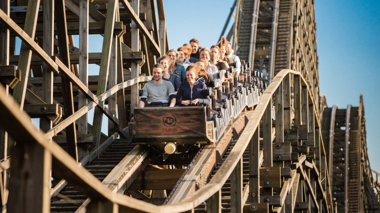 Colossos Holzachterbah im Heidepark Soltau, © Heide Park Resort