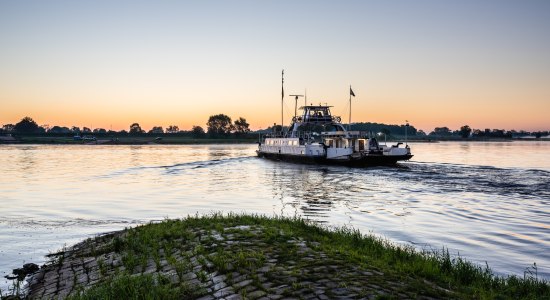 Fähre auf der Elbe , © TMN/Tiemann