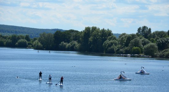 Salzgittersee ist ein Zentrum für Wassersportarten wie Stand Up Paddling., © Tourist-Information Salzgitter