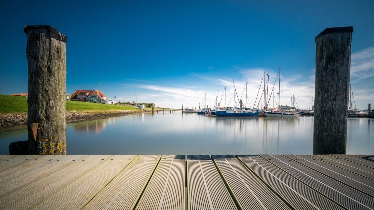 Steg am Hafen von Langeoog, © Andreas Falk