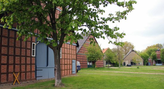 Blick in den Rundling Satemin, © Marketingbüro Wendland.Elbe